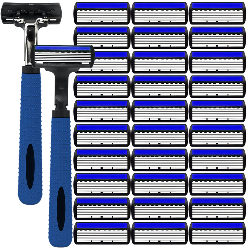 Safety Razor Handle - 남성용 안전 면도날, 스테인리스 스틸 수동