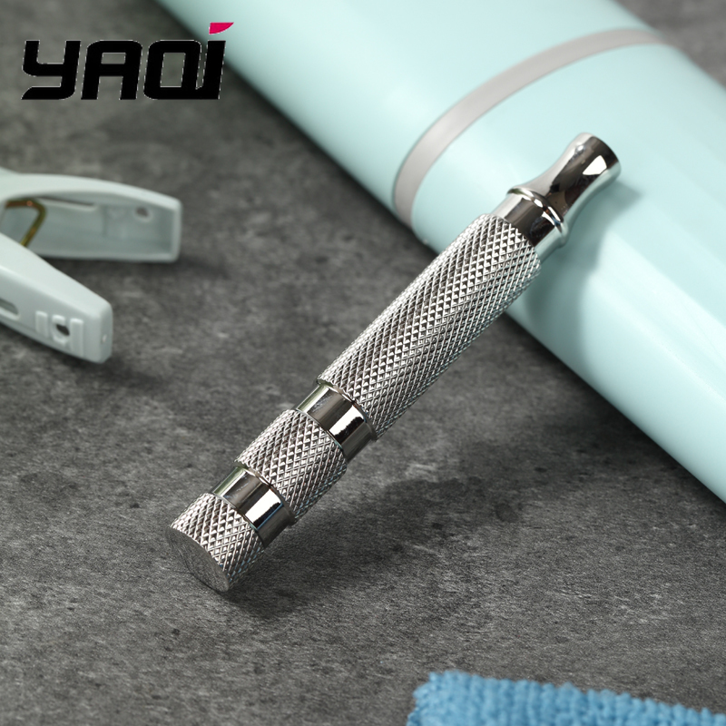 Safety Razor Handle - 2026 YAQI 광택 처리된 303 스테인리스