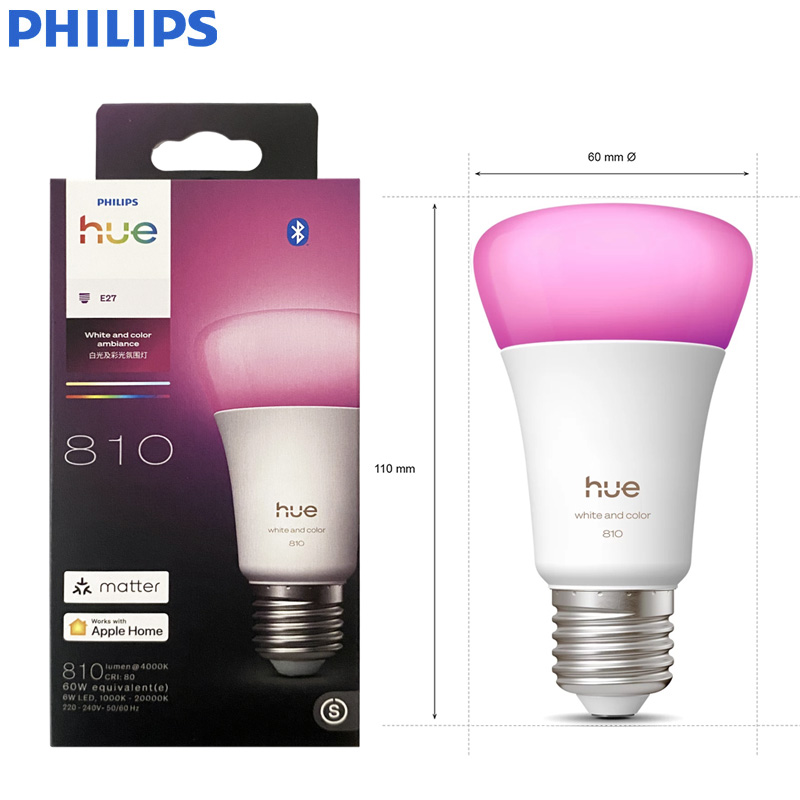 필립스 휴 E27 A60 화이트 앤 컬러 앰비언스 스마 - Philips Bulb Hue 리뷰 및 가격