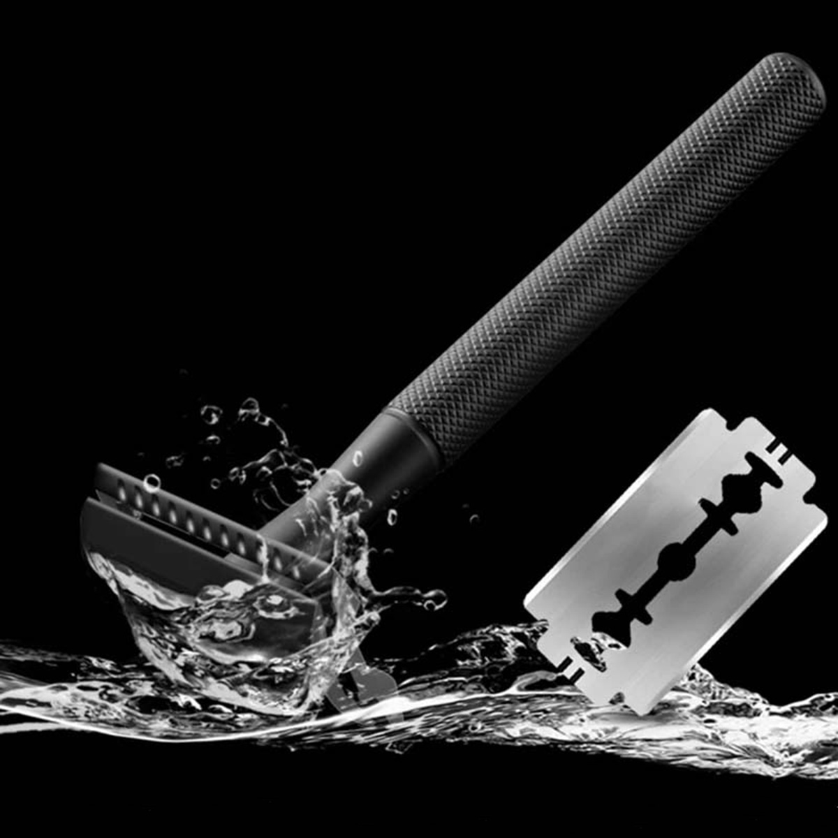남성용 블랙 무게추 손잡이 안전 면도기, 10개의 더블 - Safety Razor Handle 리뷰 및 가격