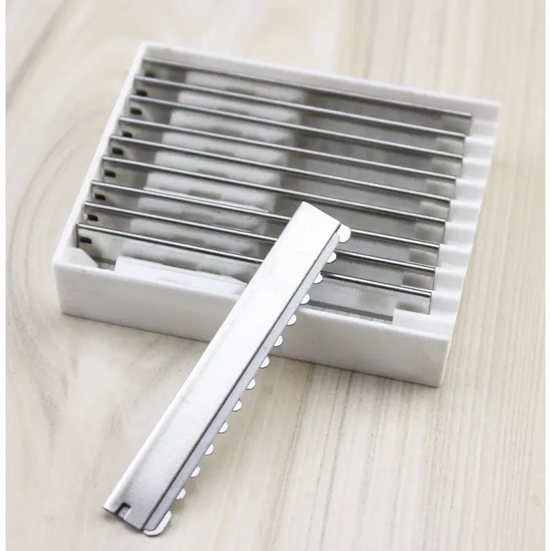 10/20pcs 안전 헤어 나이프 면도날 이발사 스테인 - Safety Razor Handle 리뷰 및 가격