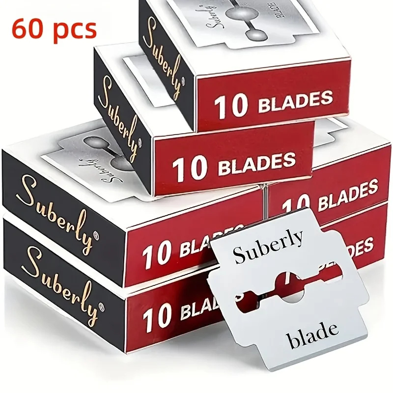 스테인리스 스틸 안전 면도날, 하프 싱글 엣지, 이발사 - Safety Razor Handle 리뷰 및 가격